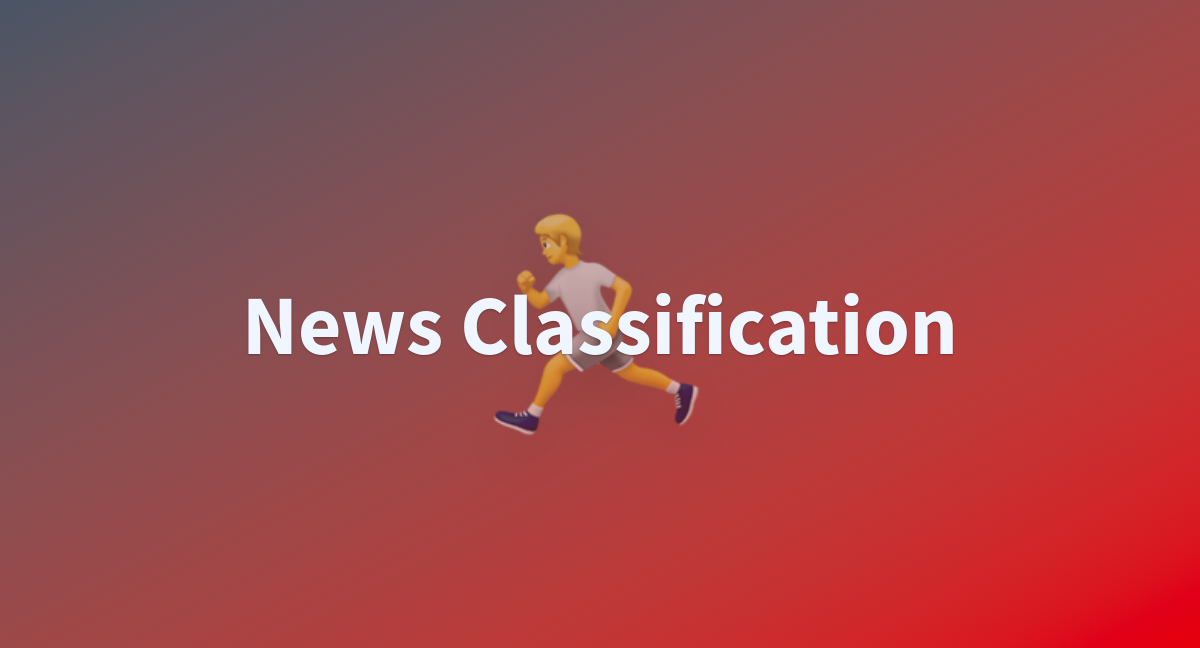 News Classification - a Hugging Face Space by hynky