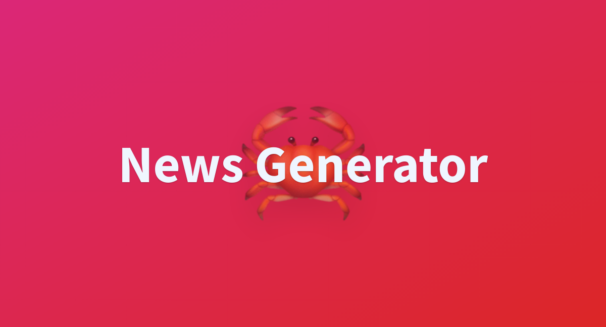 News Generator A Hugging Face Space By Indonesian Nlp   News Generator 