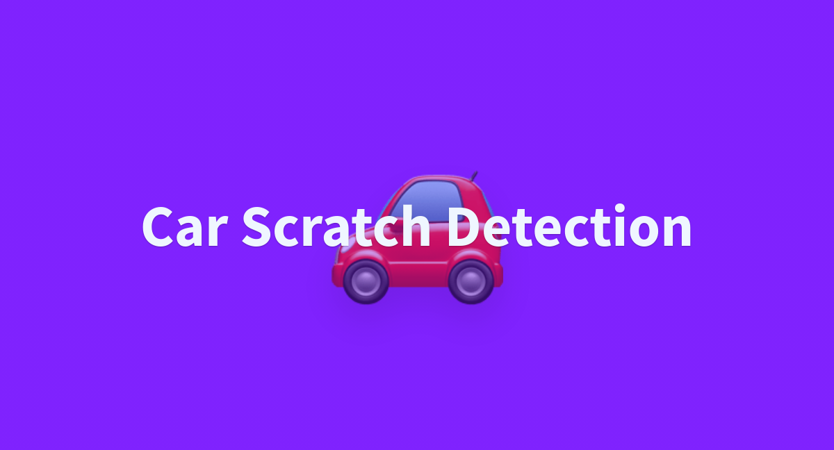 intelliarts/Car_scratch_detection at main