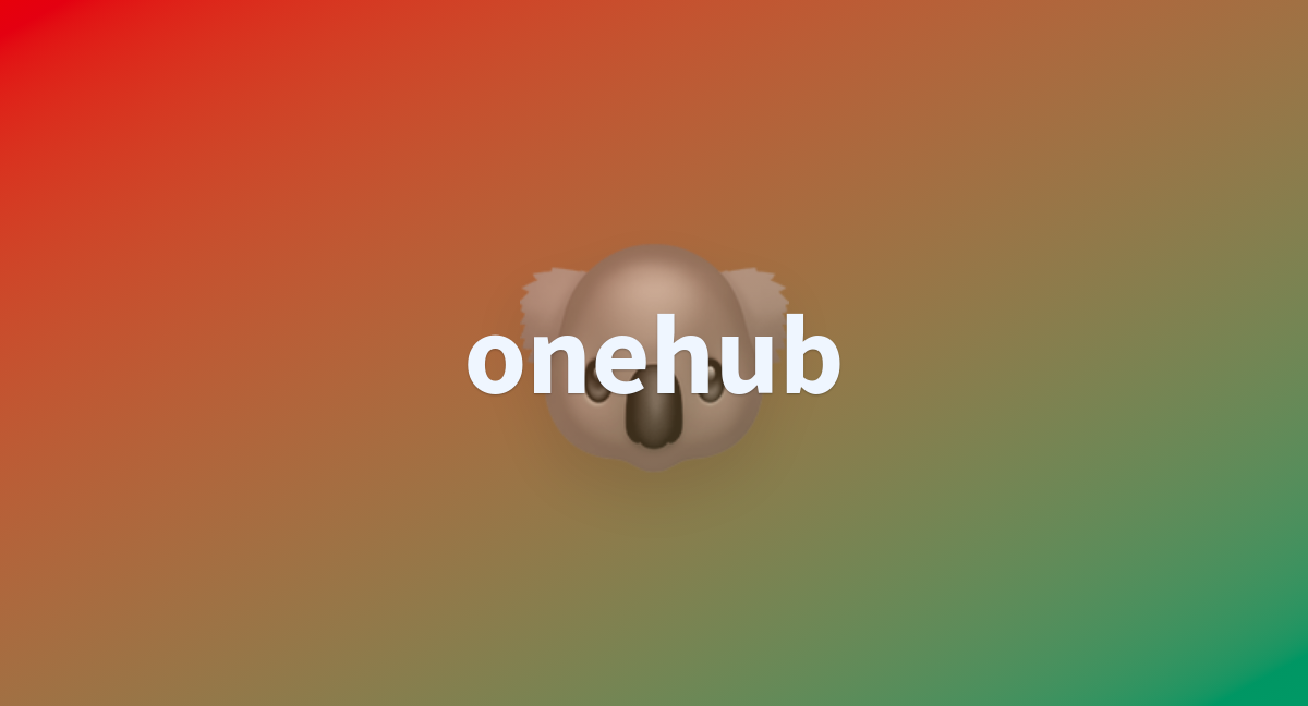 Dockerfile iridescentx onehub at main