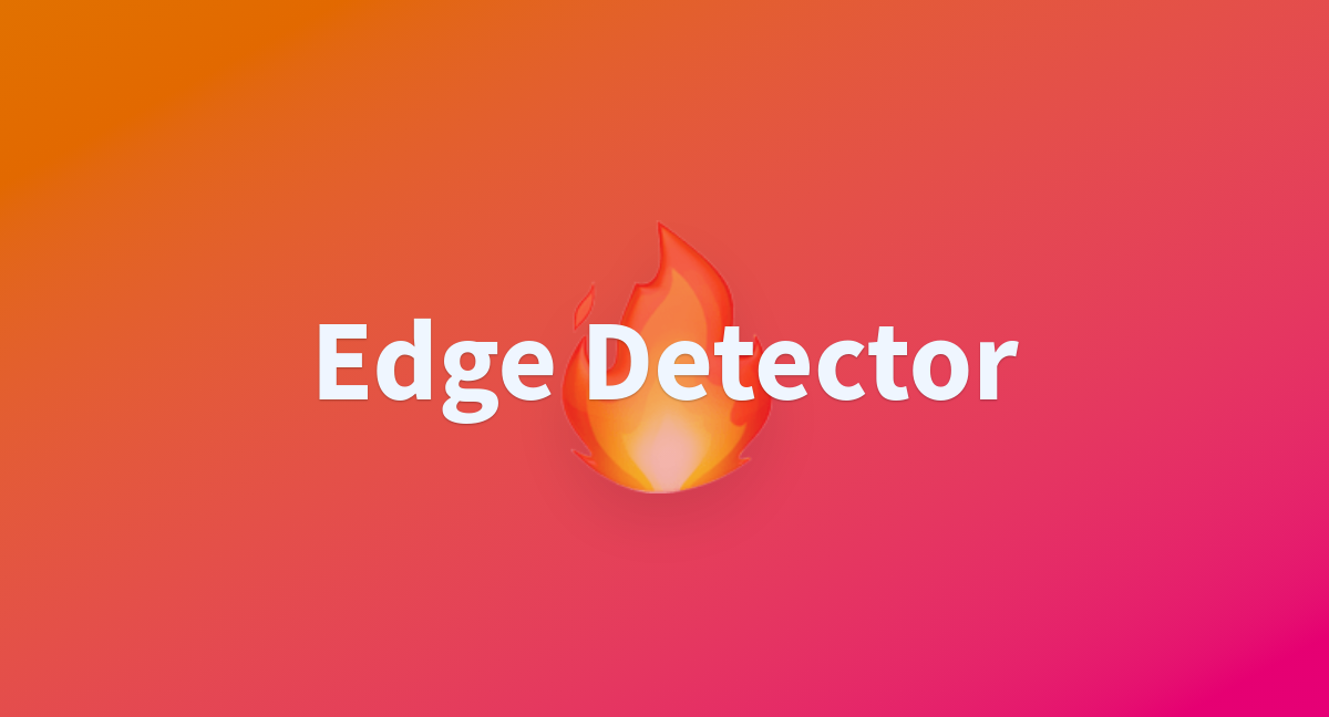 Edge detector a hugging face space by kornia