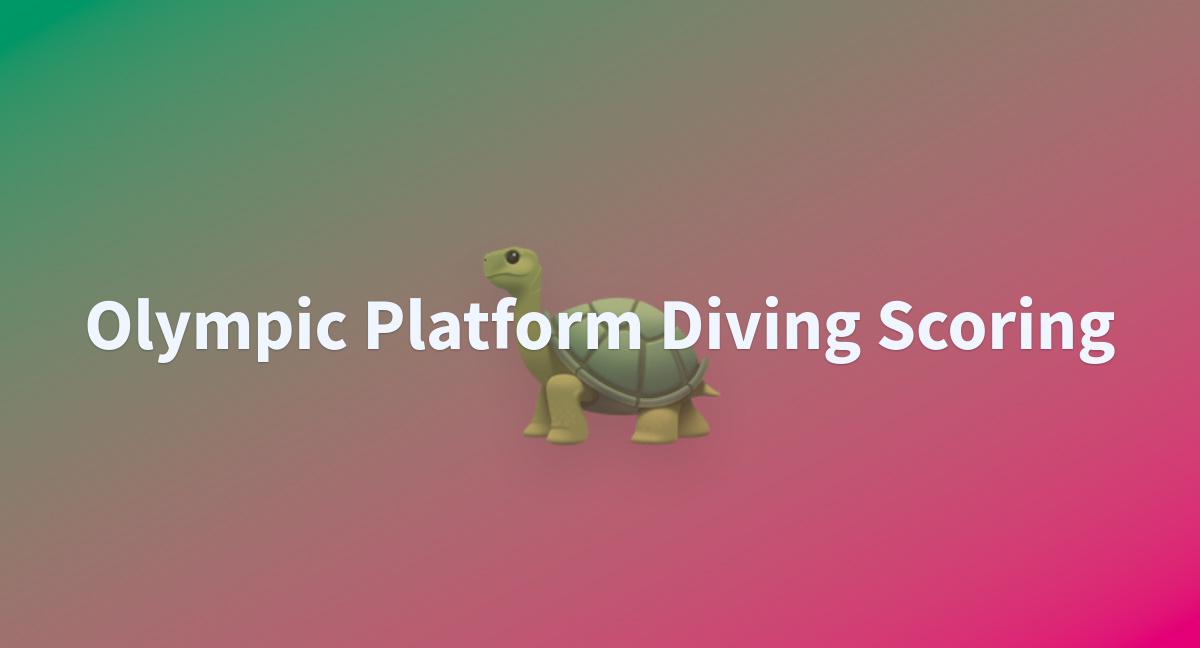 Laurenok24 olympic platform diving scoring at main