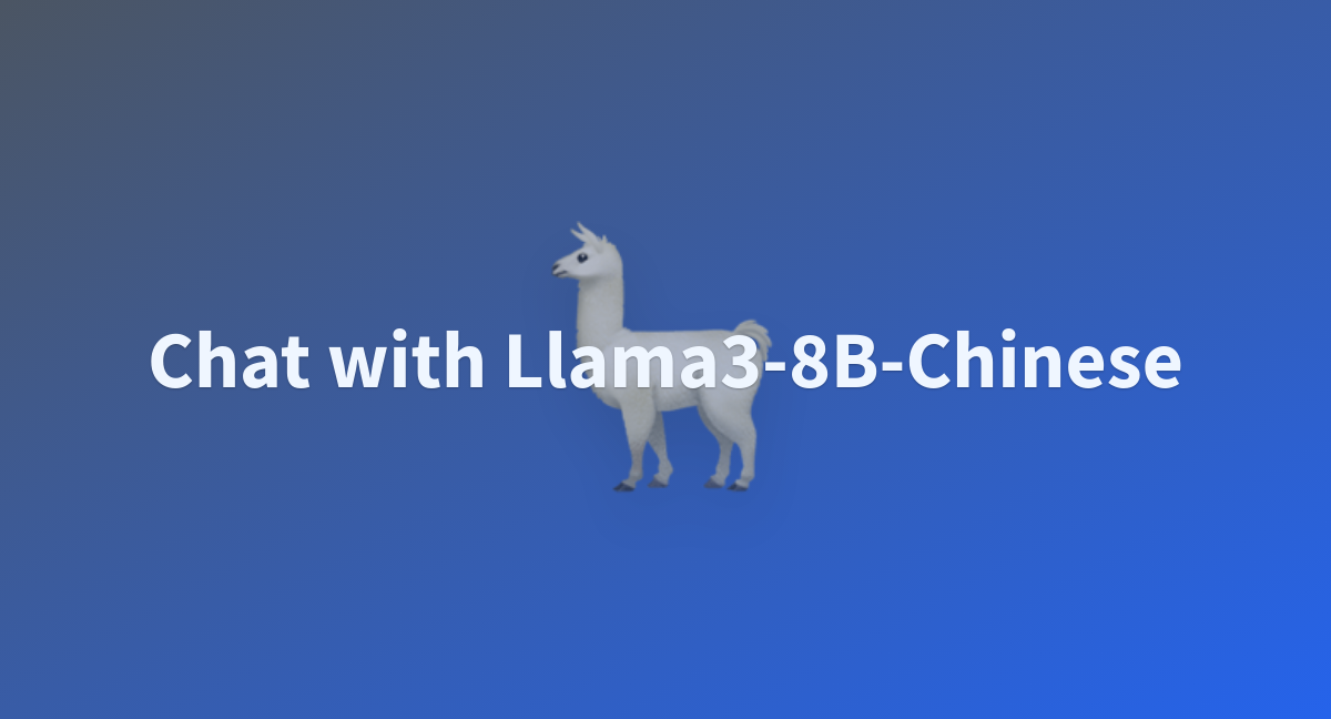 Llamafactory/Llama3-8B-Chinese-Chat At Main