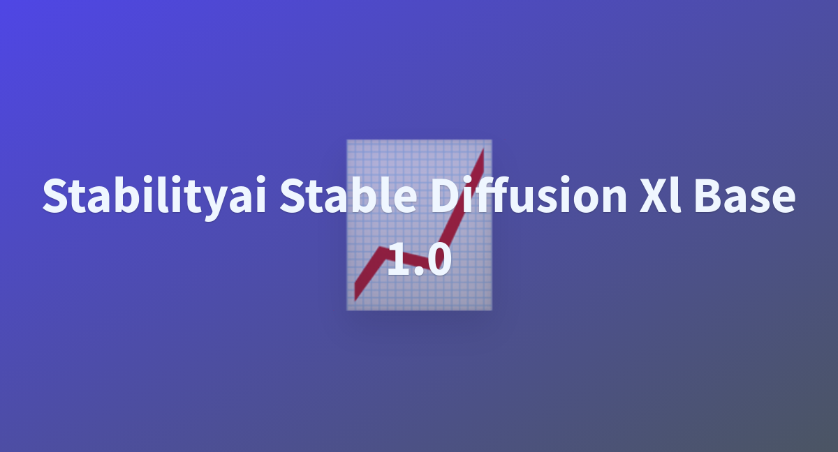 Stabilityai Stable Diffusion Xl Base 1.0 - A Hugging Face Space By Louisbo