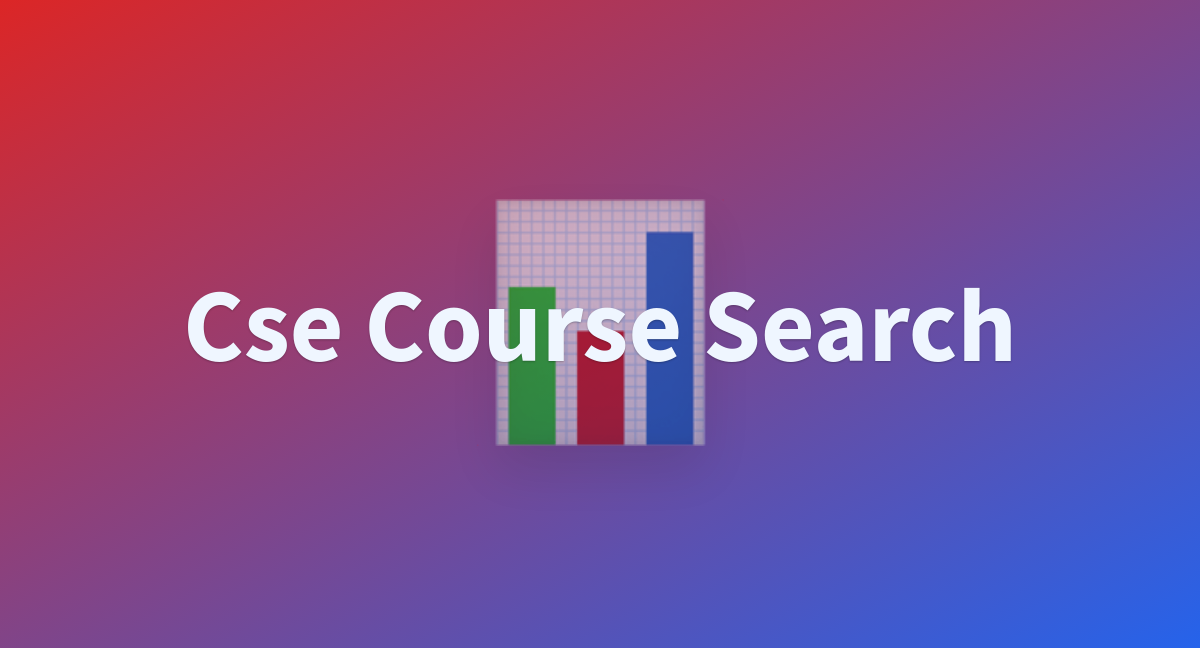 mabhay/csecoursesearch at main