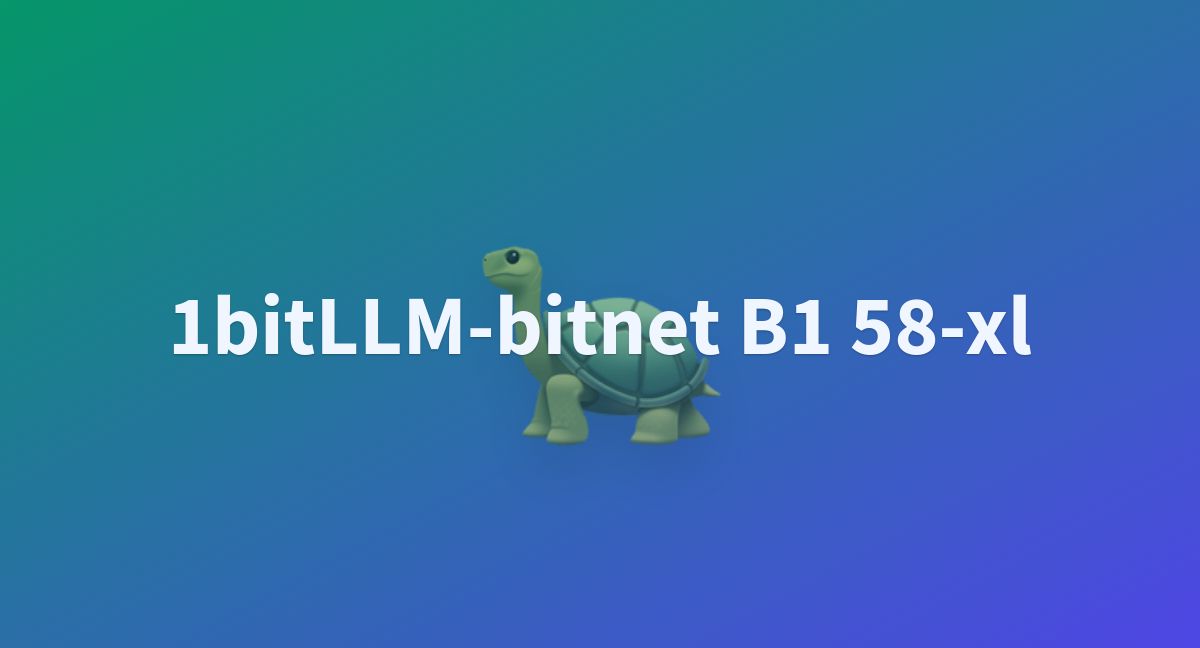 Nikravan/1bitLLM-bitnet_b1_58-xl At Main