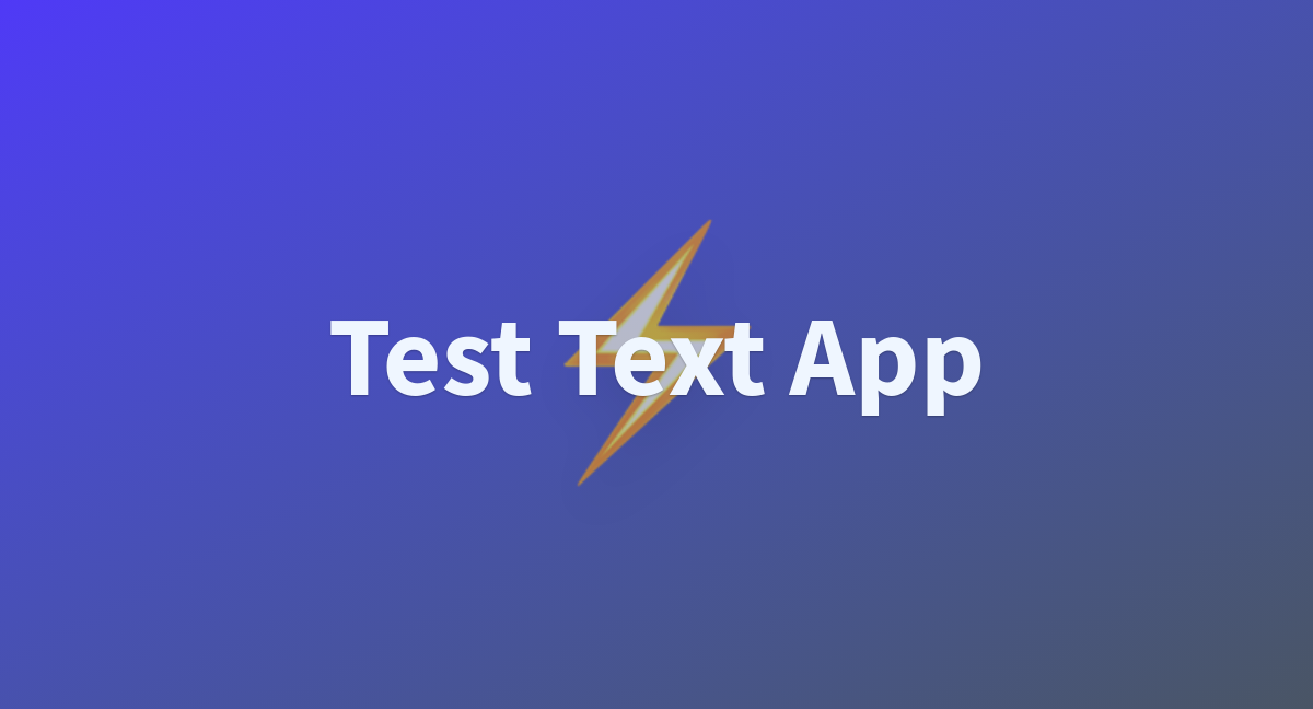 Test Text App - a Hugging Face Space by noteldar