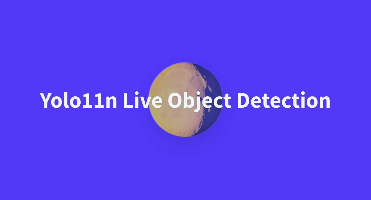 Yolo11n Live Object Detection - a Hugging Face Space by princegupta19998