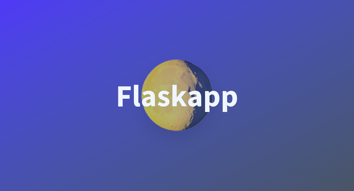 Flaskapp - a Hugging Face Space by prudhvi43