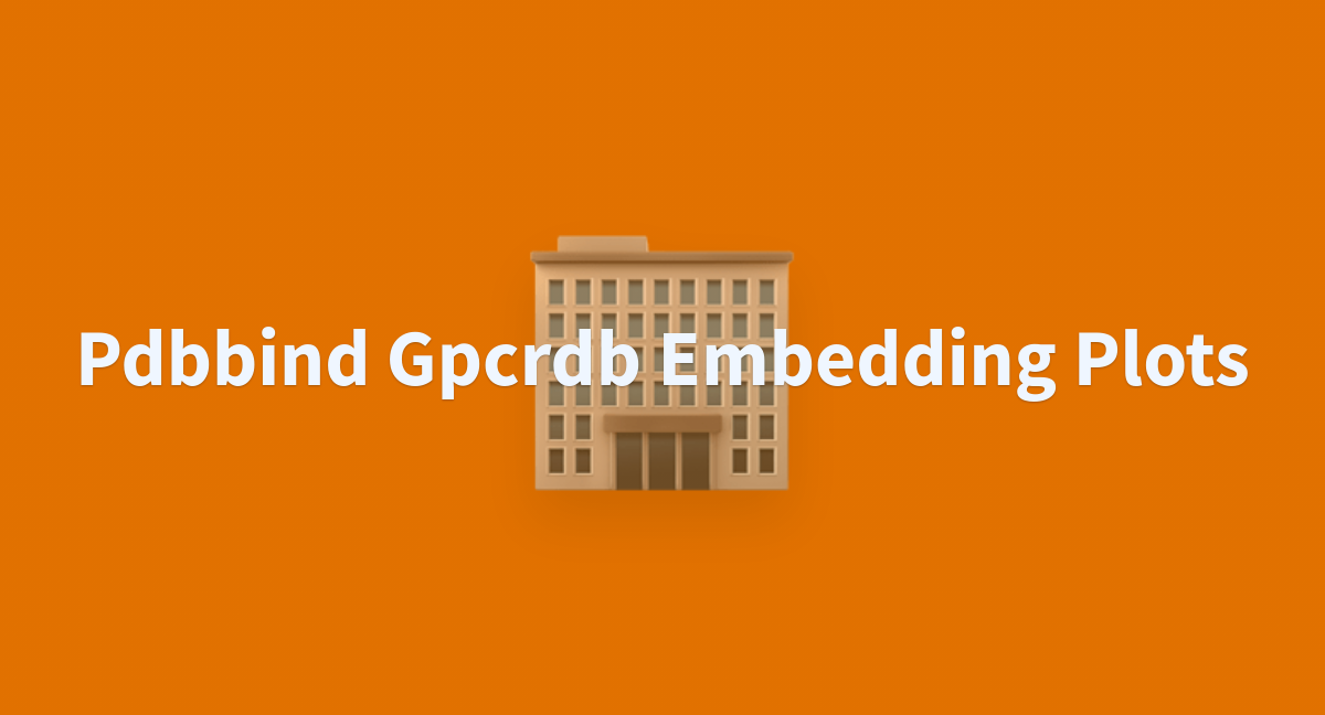 Pdbbind gpcrdb embedding plots a hugging face space by raulminan