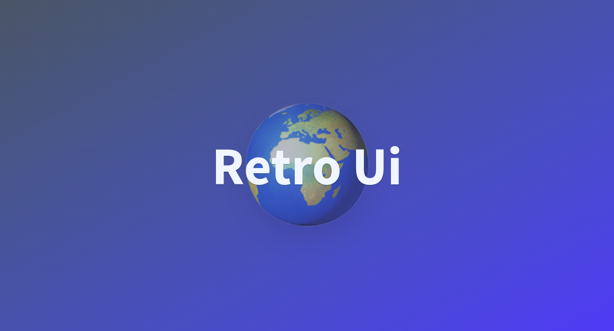 ruv/retro-ui at main