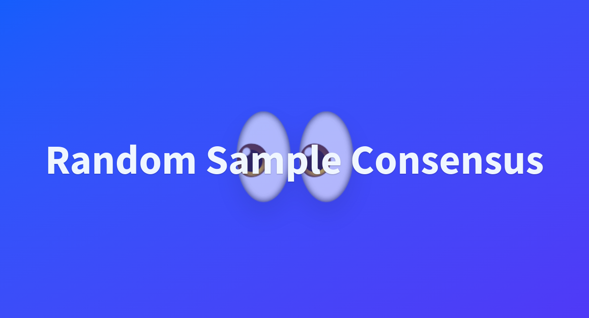 App py sklearn docs random sample consensus at main