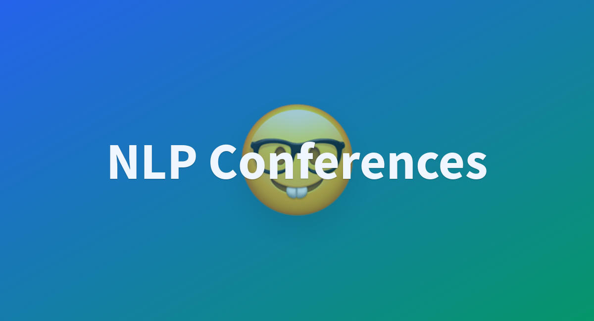 Somosnlp Nlp Conferences At Main