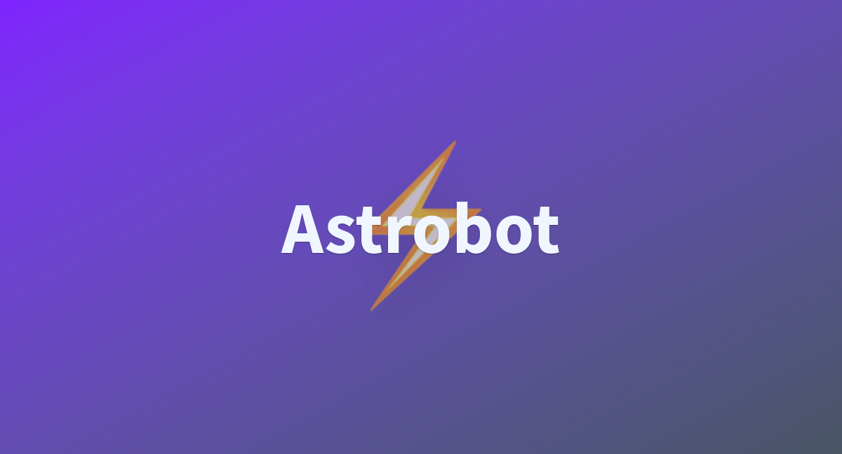 Astrobot - a Hugging Face Space by stephenmccartney1234