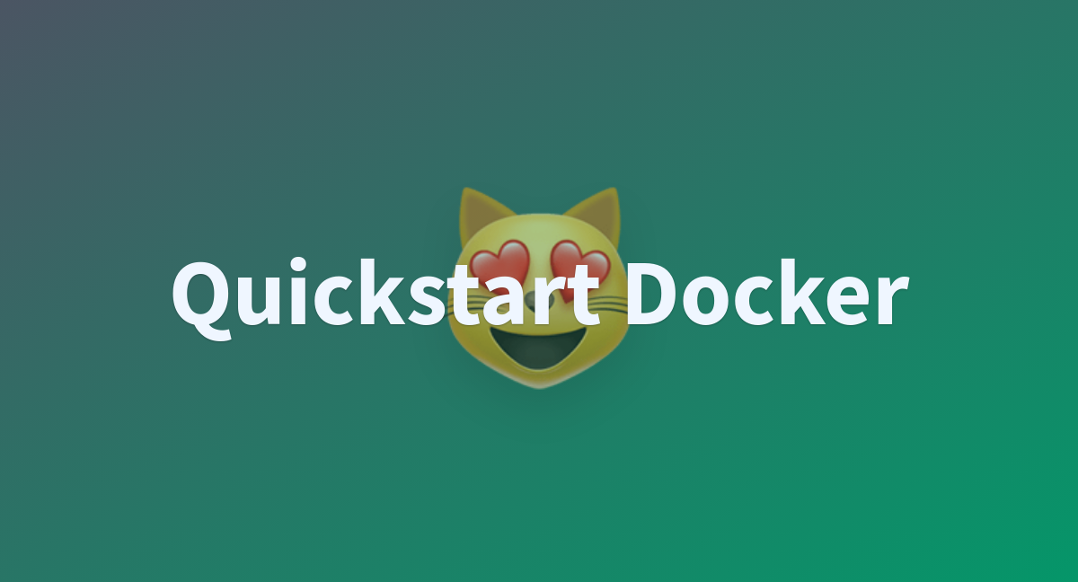 Quickstart Docker - a Hugging Face Space by supermarine