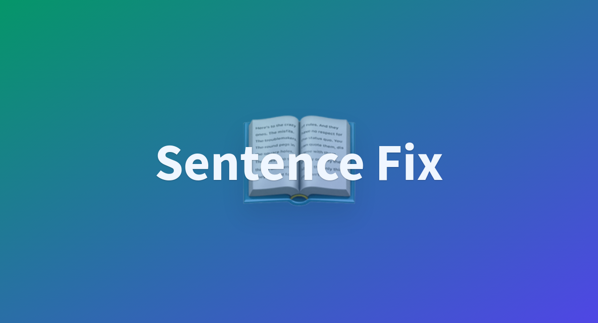 taufiqdp-sentence-fix-at-main