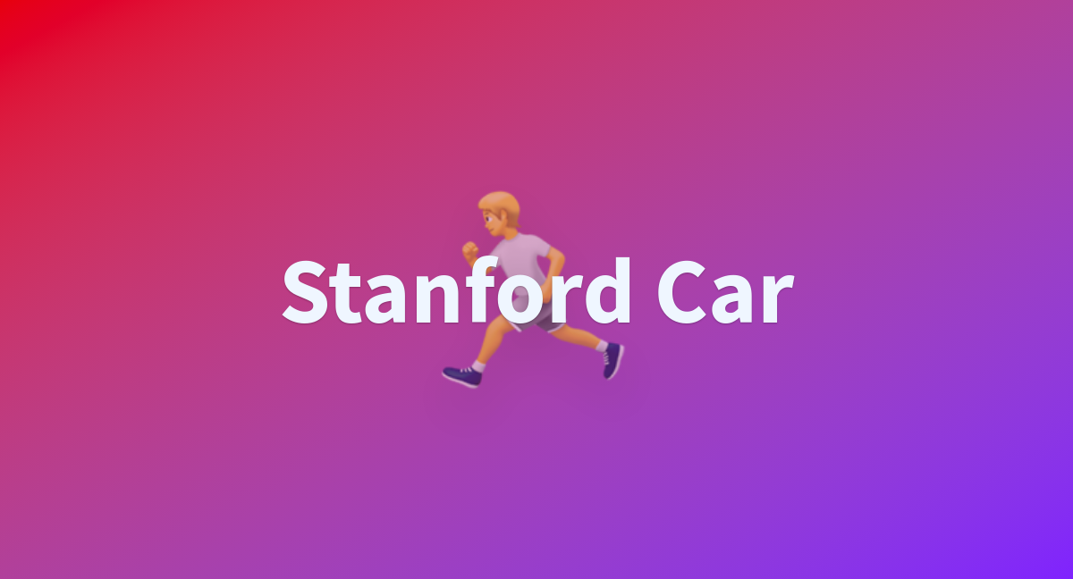 Stanford car a hugging face space by toqi