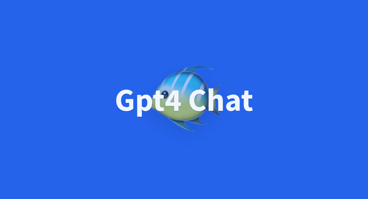 Gpt4 Chat - a Hugging Face Space by vikkaird