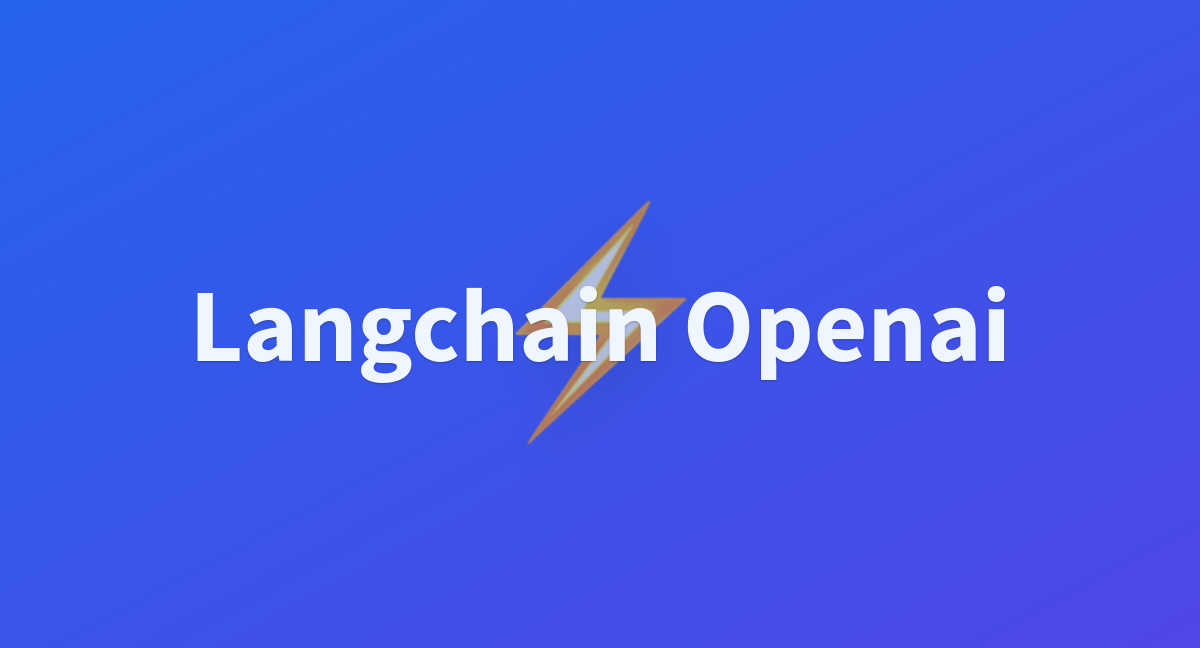 Voidbyname/langchain-openai At Main