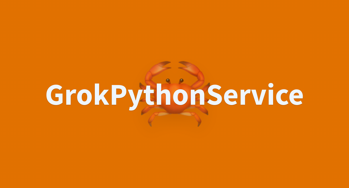 Dockerfile yxmiler grokpythonservice at main