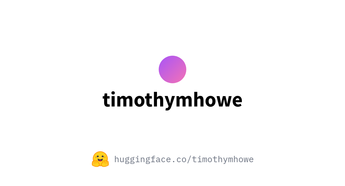 timothymhowe (Timothy M. Howe)